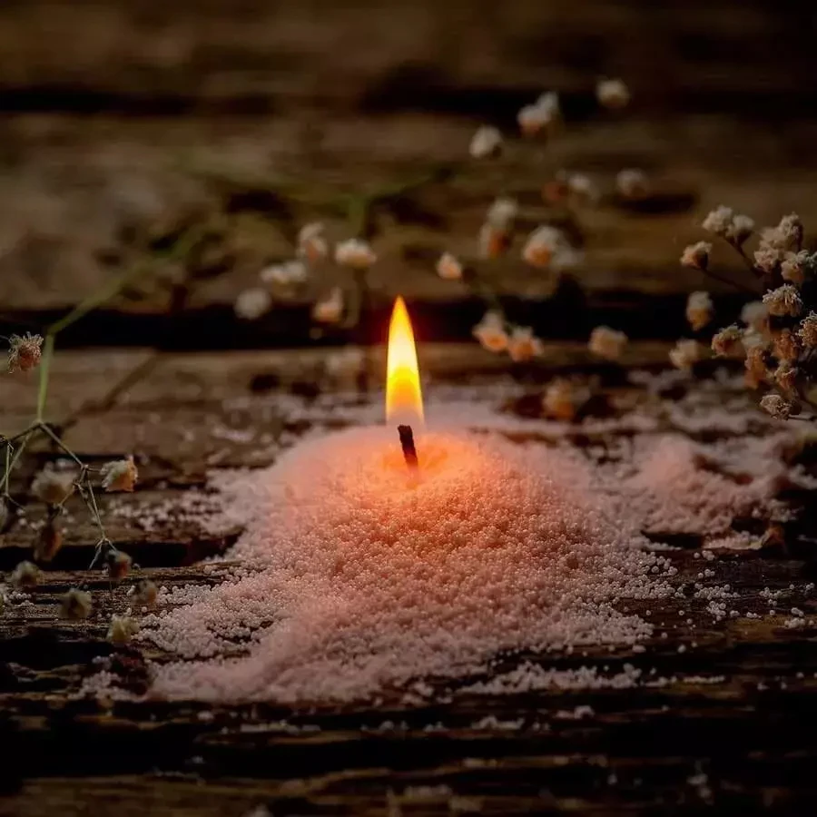 oran Sand wax Floating Pearl Candle sand diy materials Color granular wax instant candle sand Painting Handmade DIY sand paintin