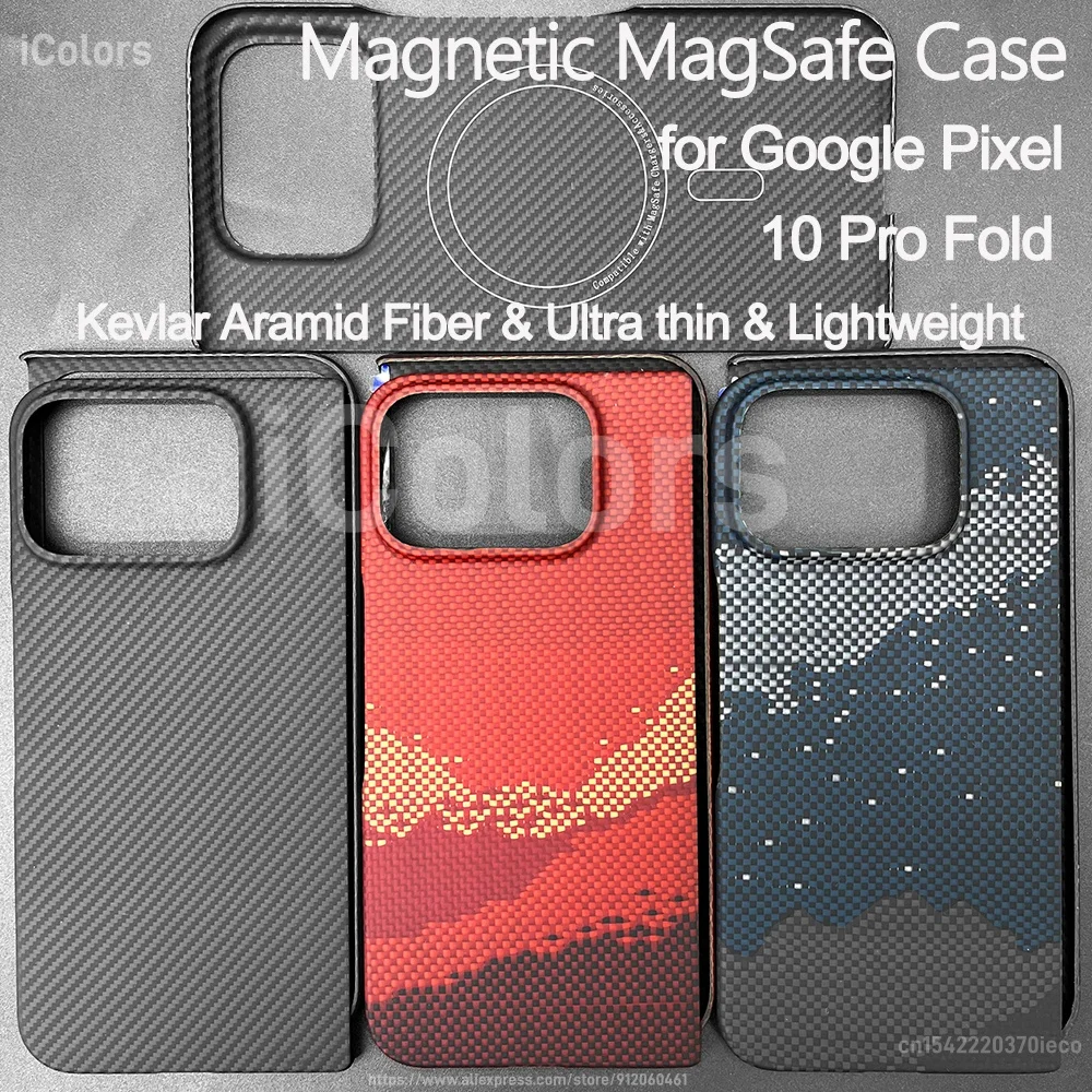 

Magnetic Case for Google Pixel 10 Pro Fold Aramid Fiber Case Ultra thin Lightweight Slim Protective Cover With Magsafe Case