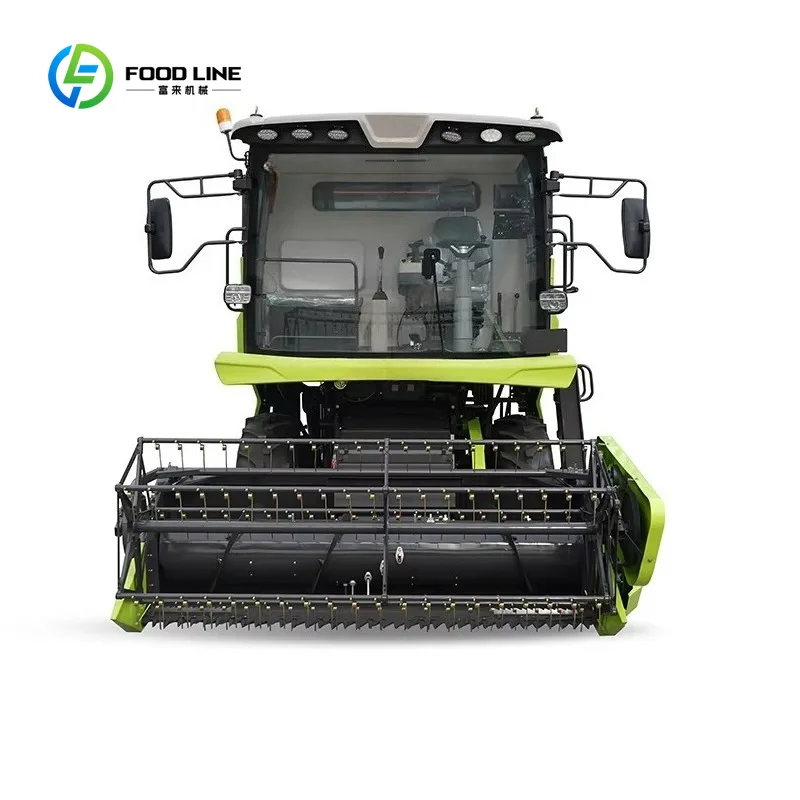 Customized Professional 147KW Large Feed Capacity Wheel Type Combine Harvester for Farm Use