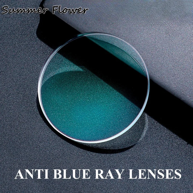 

Anti Blue Ray Clear Aspherical Lenses Eye Clear Prescription Optical Glass MR-8 Transparent Anti Break Blue Light Block Lenses