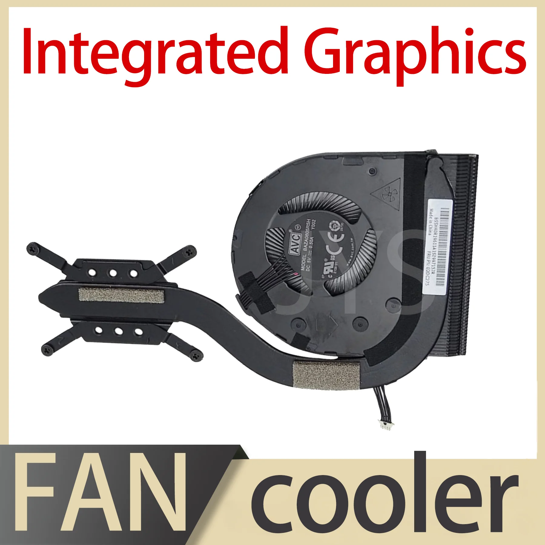 Suitable for Lenovo ThinkPad X280 A285 Fan cooling module Integrated graphics Fan 01LX666 01LX665