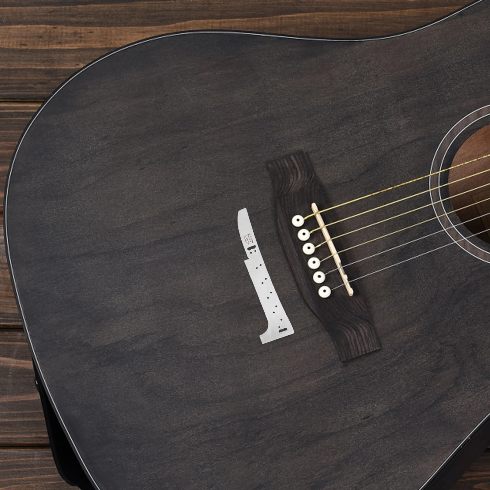 

Metal Precision Ruler for Guitar Saddle and Violin Bridge Dimensions Luthier Measuring Gauge String Instrument Setup Maintenance