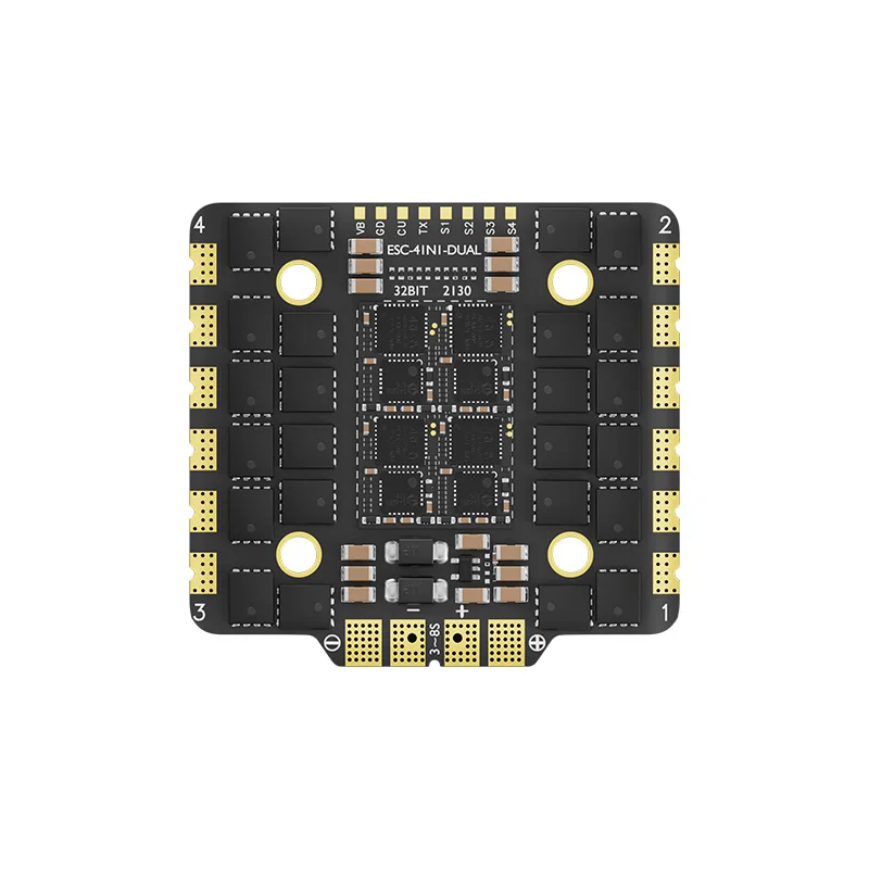 Aocoda RC 110A Bettle 30110 32Bit 4-en-1 ESC 3-8S Lipo AT32F421K8U7 33g pour pièces de Drone de course FPV