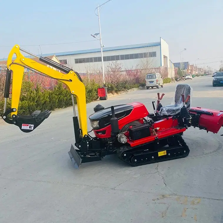 

Customized Mini 35HP diesel Power Tiller Cultivators Fuel-Saving Agricultural Farming Machine Crawler Tractor