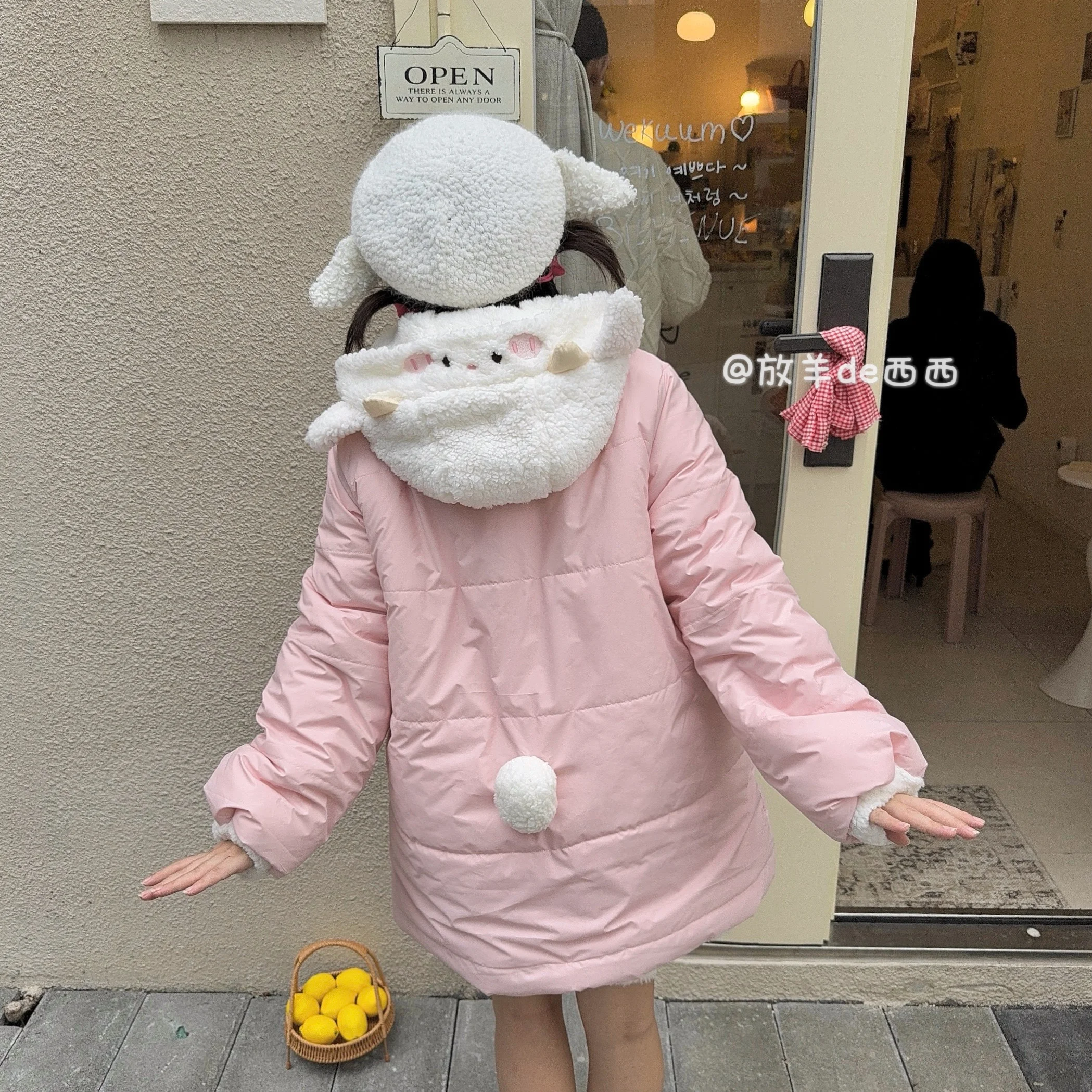 Harajuku Soft Girl Cotton Jacket Long Jk Autumn And Winter Coat Cute Obedient Bread Sweet Girl Several Colors Gift For Friends