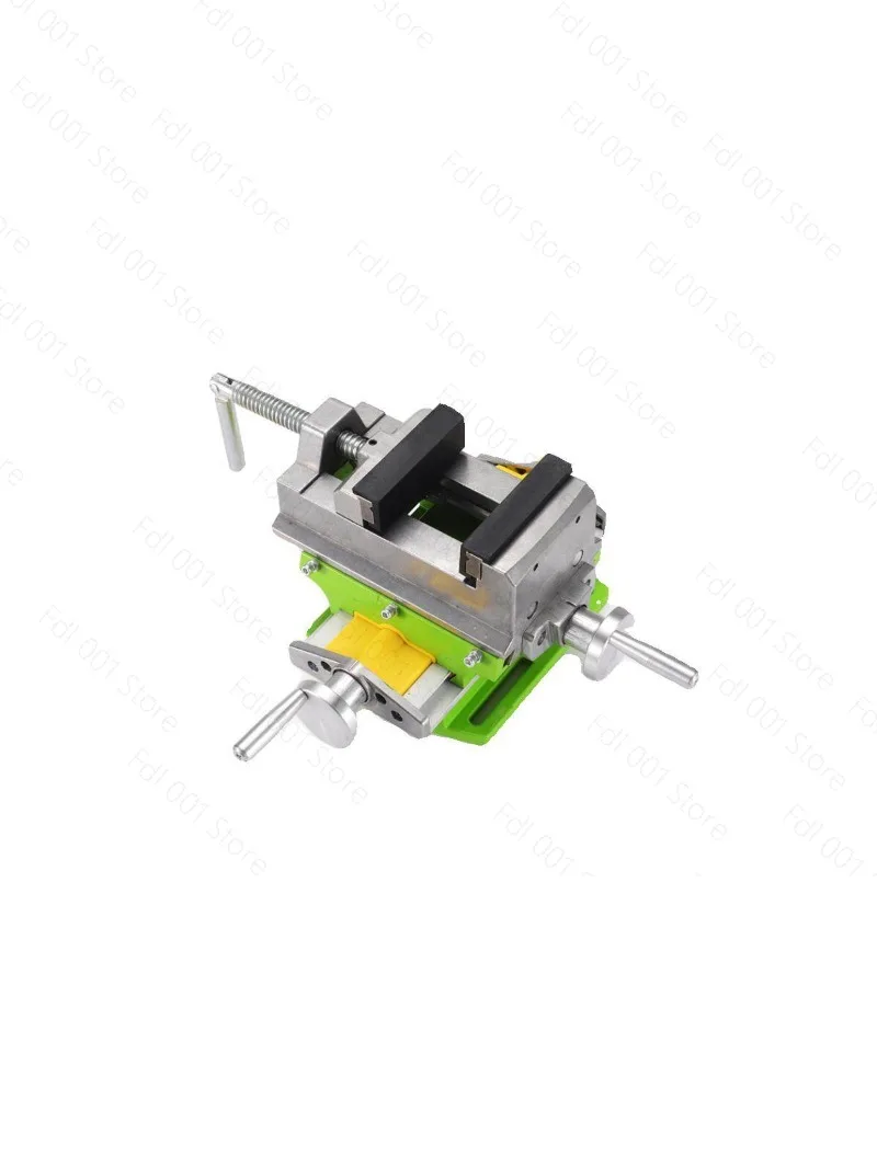 Precision Cross Slide Vise Drill Press Vise Milling Two-Way Moving Worktable Clamp Tool