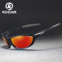 KDEAM High End TR90 Polarized Sunglasses Night Vision for Outdoor Sports Driving Fishing Glasses 3D Metal Logo Colorful Goggles