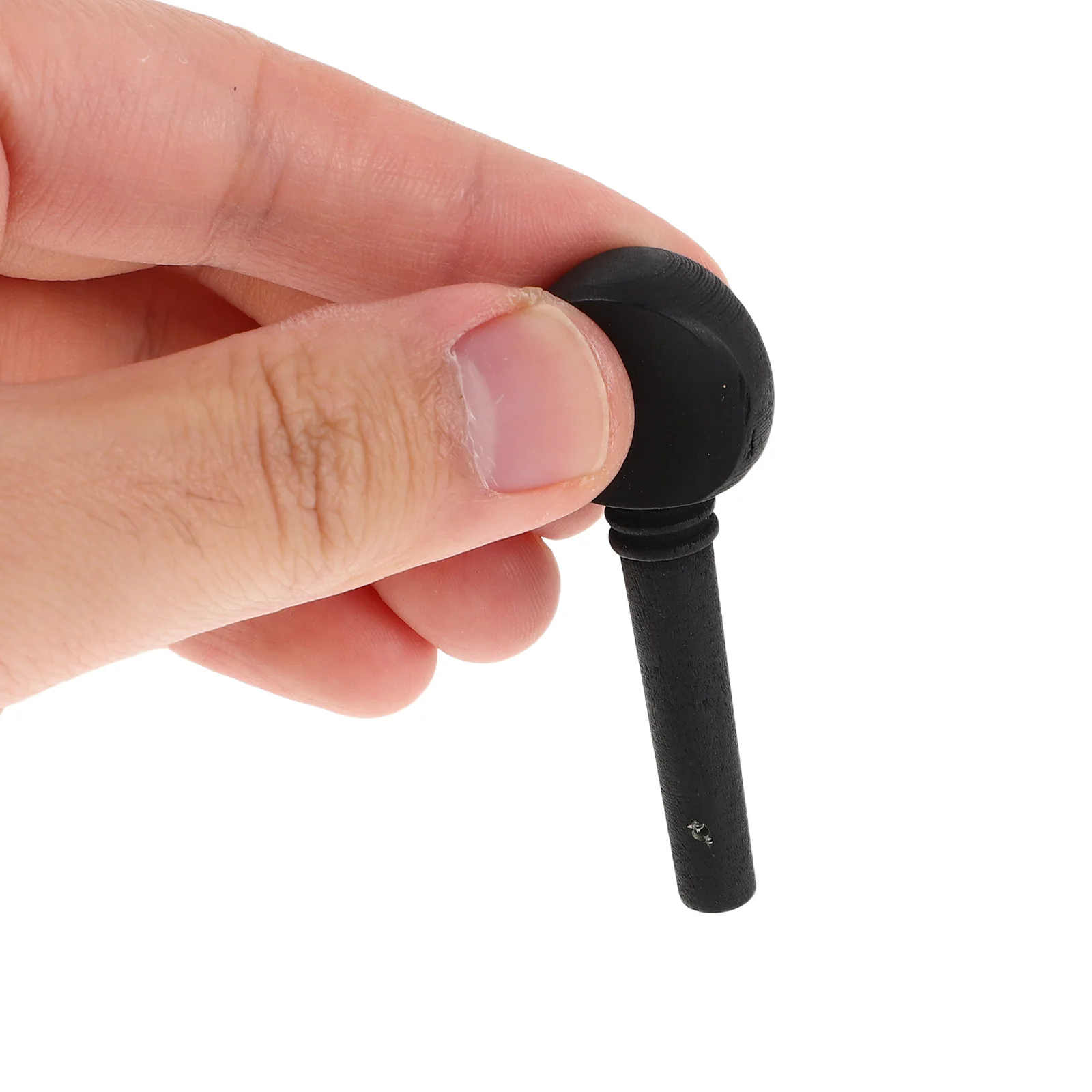 

Violin Accessories Tuning Pegs Tail Post Black Wooden Gear Endpin with Professional Tuner