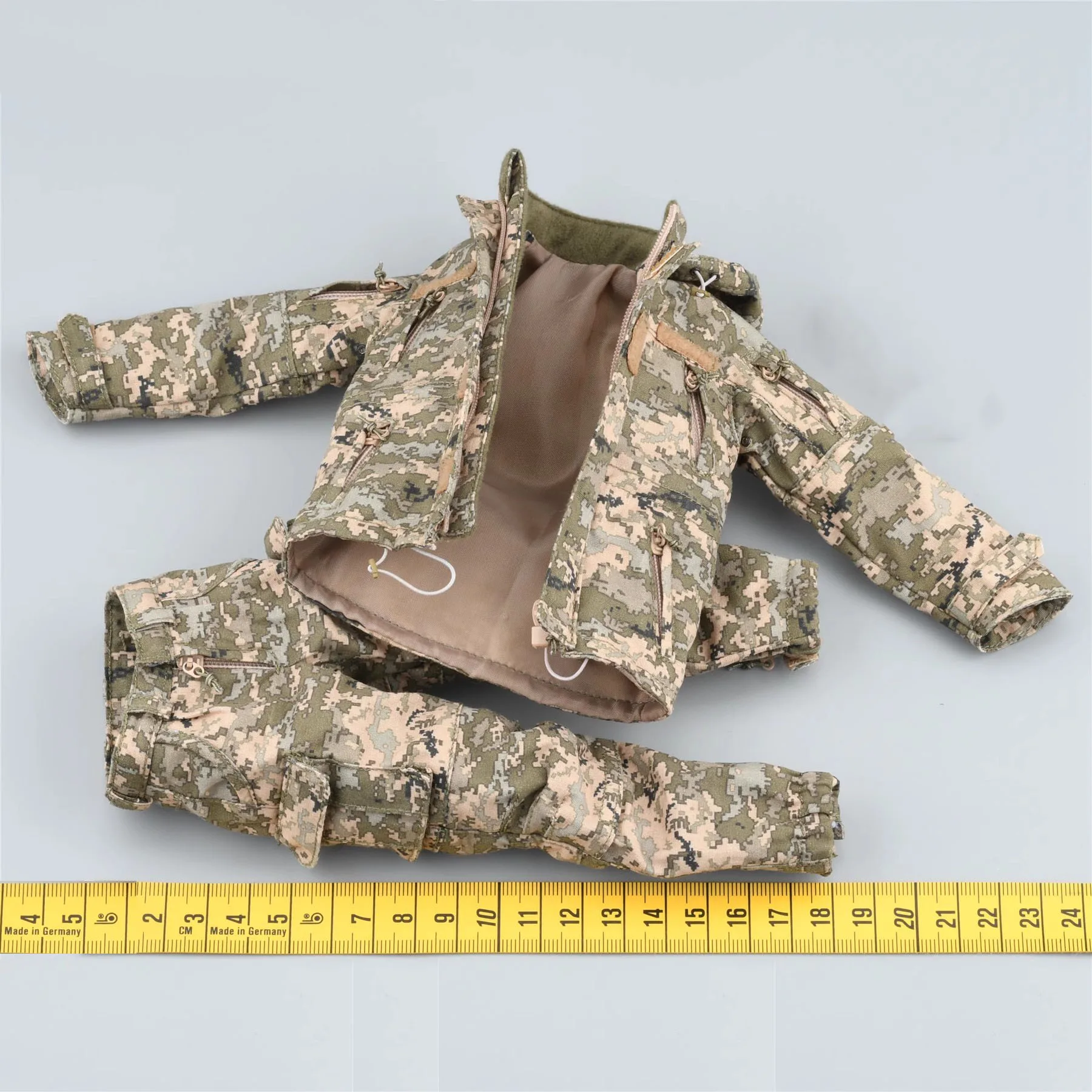 1/6 FLAGSET FS 73053 Soldier Doll Warrior Male Dress Uniform Tops Pant Short Sleeves Glove Toys Model For 12