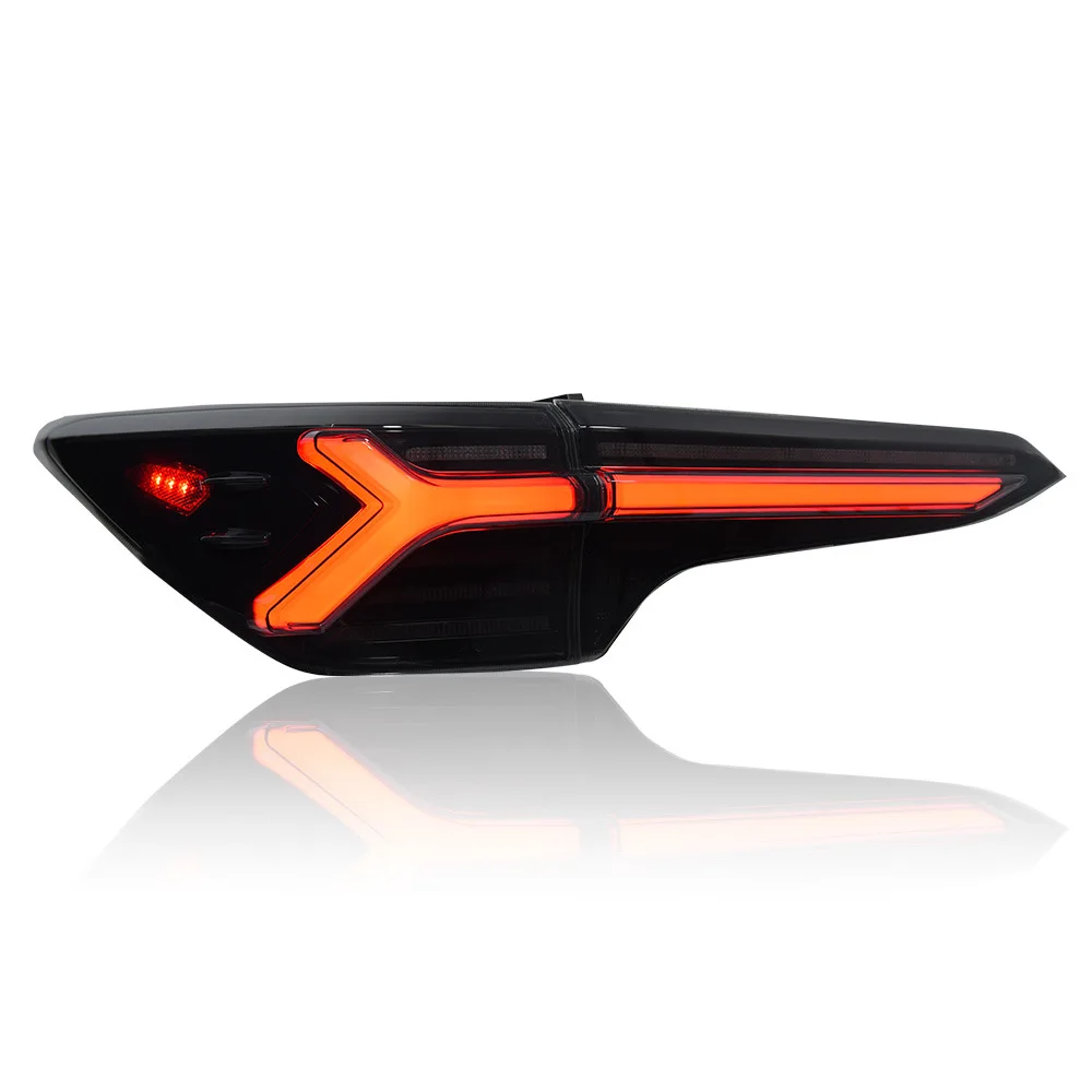 LED Rear Tail Lamp Assembly For Toyota Fortuner 2019, LED Running Light, Dynamic Sequential Flowing Turn‑Signal Upgrade Light