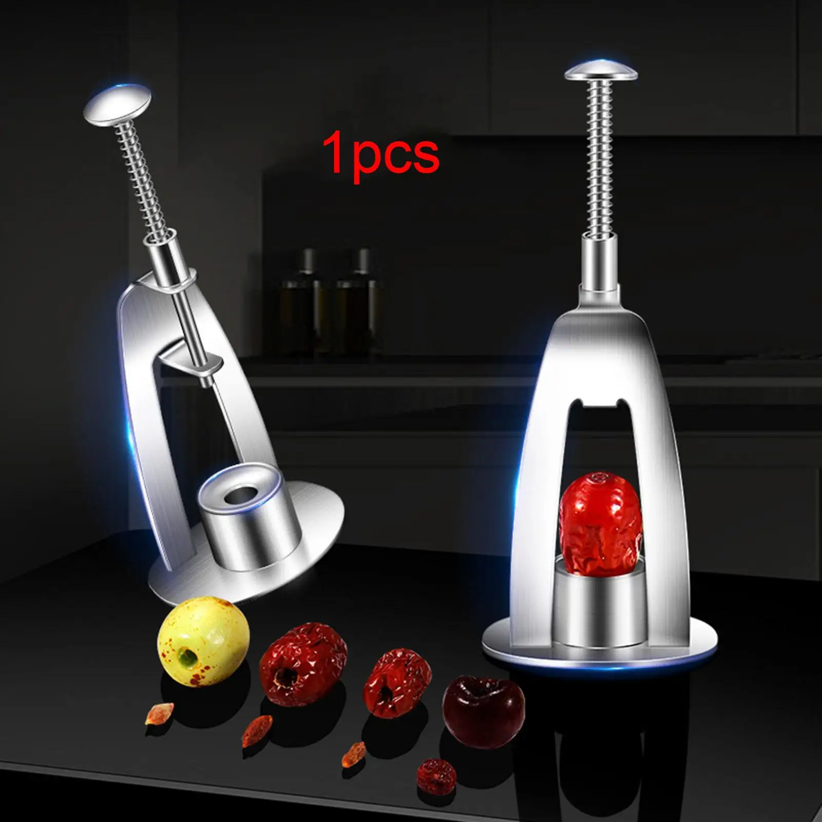 Fruit Corer Heavy Duty Sturdy Core Removal Tool Fruit Pit Removal Tool Kitchen Countertop Pitting Tool for Hawthorn Red Dates