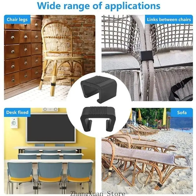 3XUF Rattan-Sofa-Klemmen, Sofa-Verbindungsstücke, Stuhl-Ausrichtungsbefestigungen