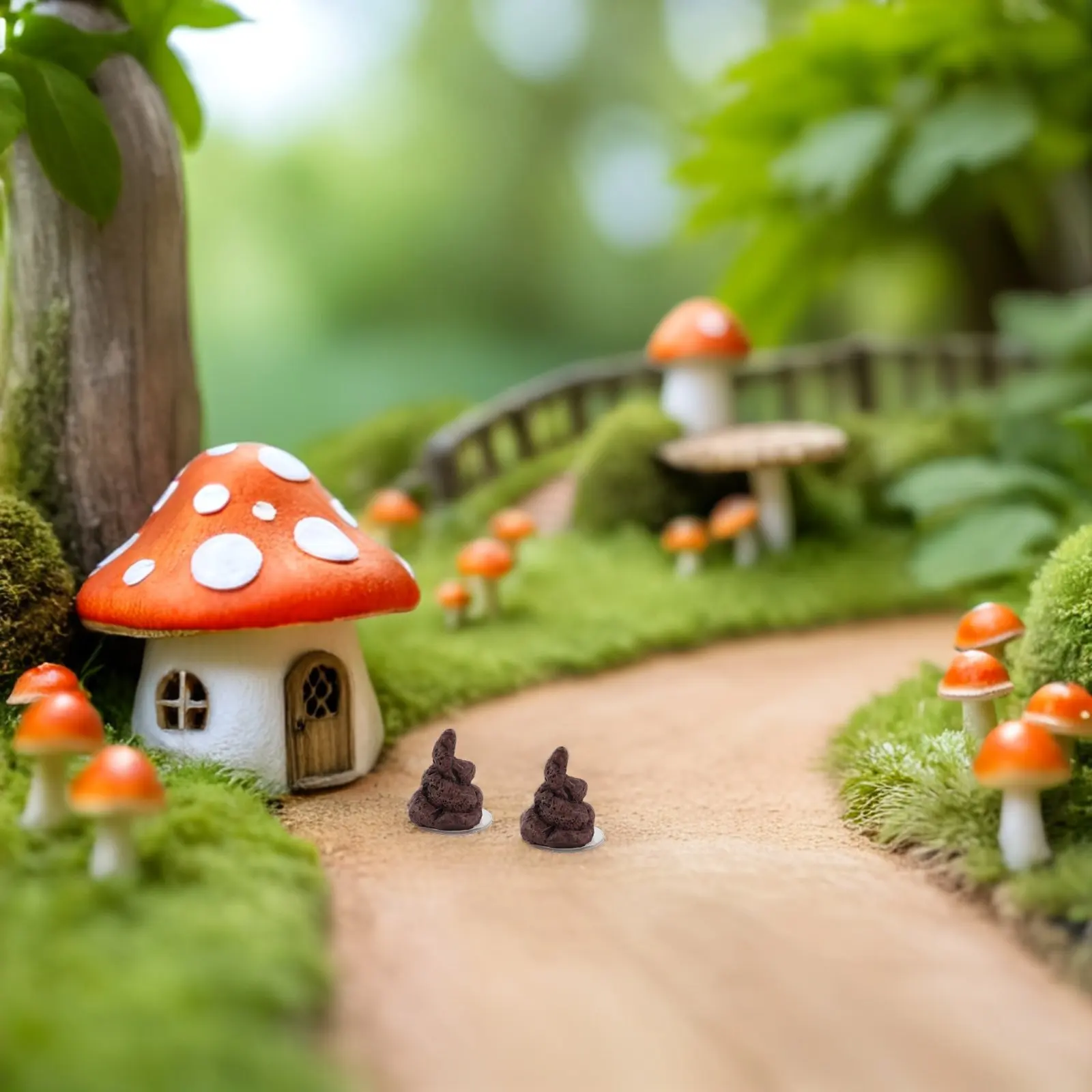 Hyper-Realistic Pet Waste for Diorama Making Authentic Look for Arrangement Decoration Micro Landscape