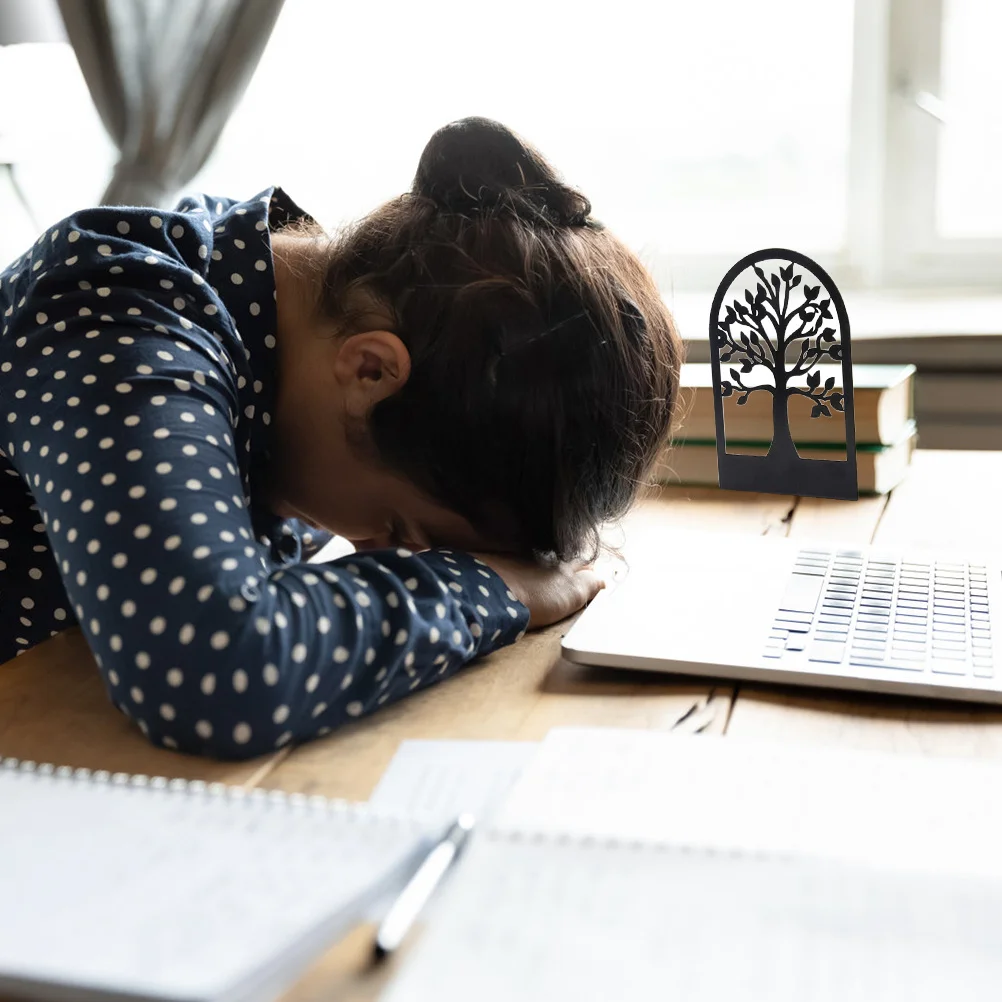 

6Pcs Iron Bookends Household Office Organizers Tidy Desk Shelf Accessories Book End Household Office Bookend