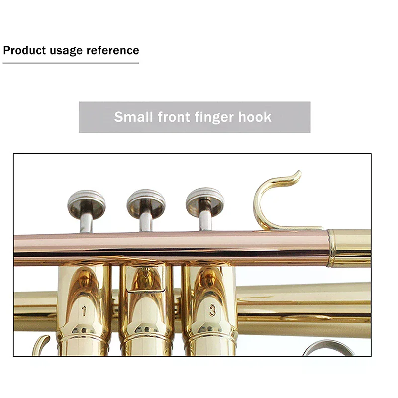 Alat Perbaikan Ring Pegangan Trompet, Penyangga Jari Kelingking, Ring Geser Logam, Tombol Jari, Penyangga Jari Kelingking, Ring Penyangga Jari Kelingking