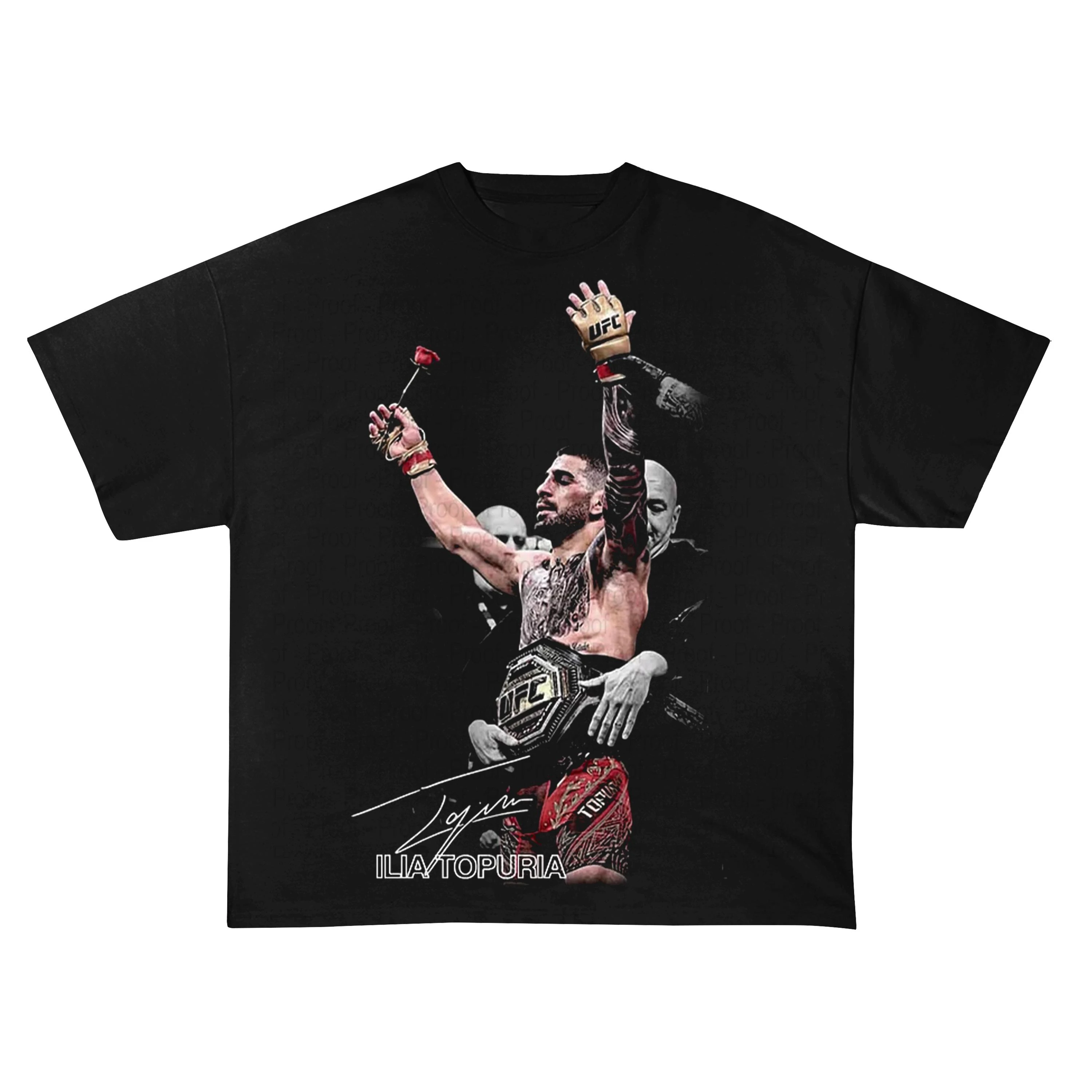 Camiseta Ilia Topuria, Luchador Profesional Español de Georgia, El Matador, Nueva Colección Verano 2026, Camiseta de Moda Urbana Y2K de Algodón para Hombre y Mujer