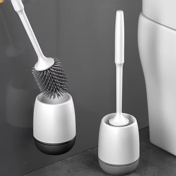 Silicone Toilet Brush Cleaner Brush Wall Floor Bathtubs And Accessories Cleaning Tools Cleanliness Bathroom Accessories
