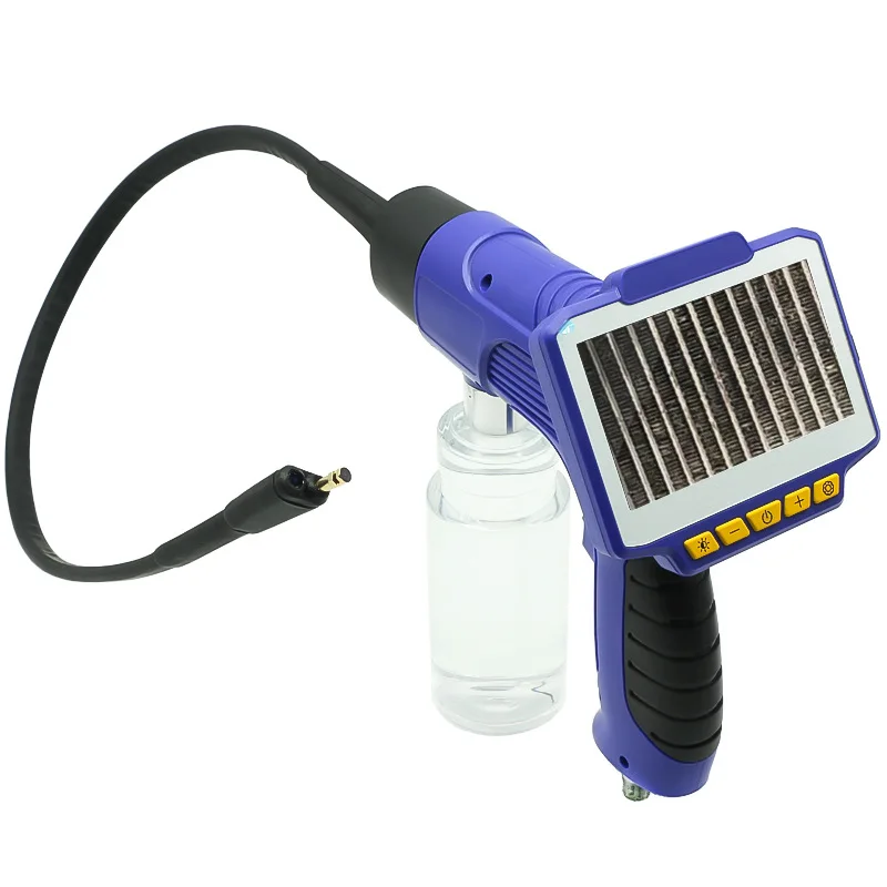 Automobile air conditioner visual cleaning gun evaporation box pipeline cleaning tool endoscope depth odor removal