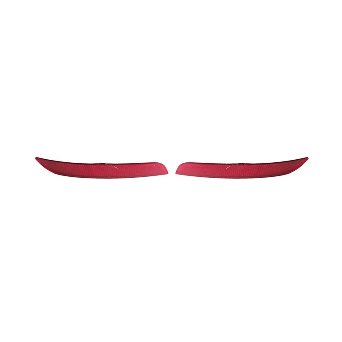 Rear Bumper Reflector 63147842955 63147842956 Left Right for BMW 5 Series F10 F18 2011-2016 Accessories, 2PCS Red