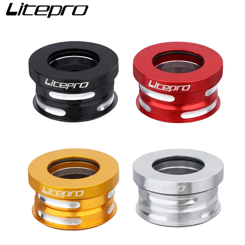 Litepro Folding Bicycle 44MM Ultra-light Headset Suit For SP8/SP18/VP18/MUP8/JP8/DAHON BYA412 Head Set Built-in  Sealed Bearing