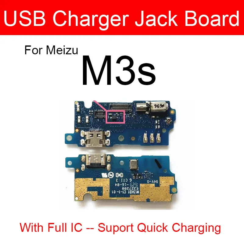 Usb Charging Charger Jack Port Board For Meizu Meilan M2 M3 M3s M5s M5c M5 M6 Note M6s S6 A5 U10 U20 Usb Charger Connector Board