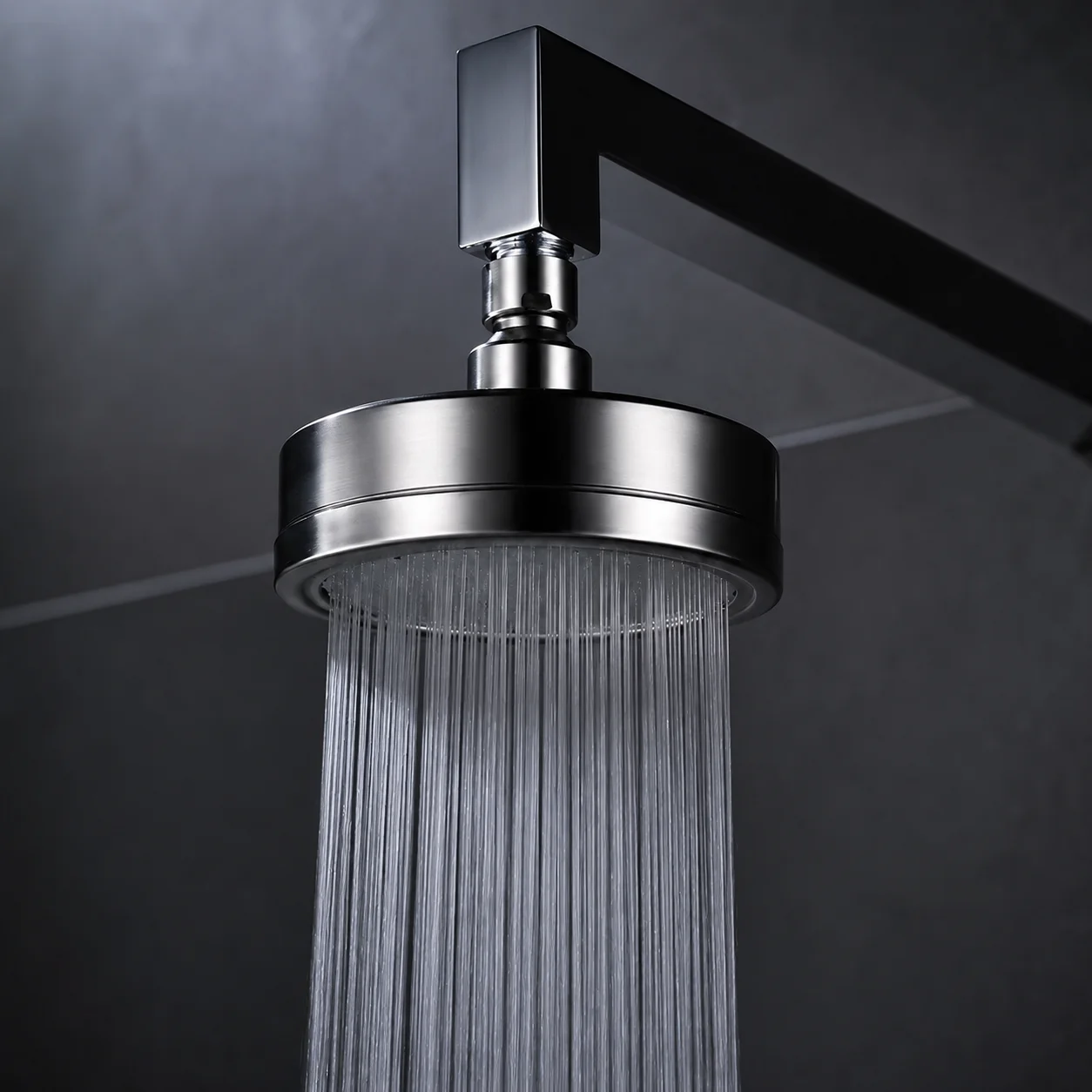 Stainless Steel Fixed Shower Head High Pressure Rainfall Top Spray Detachable Water Saving Showerhead for Bathroom Public Bath image 3