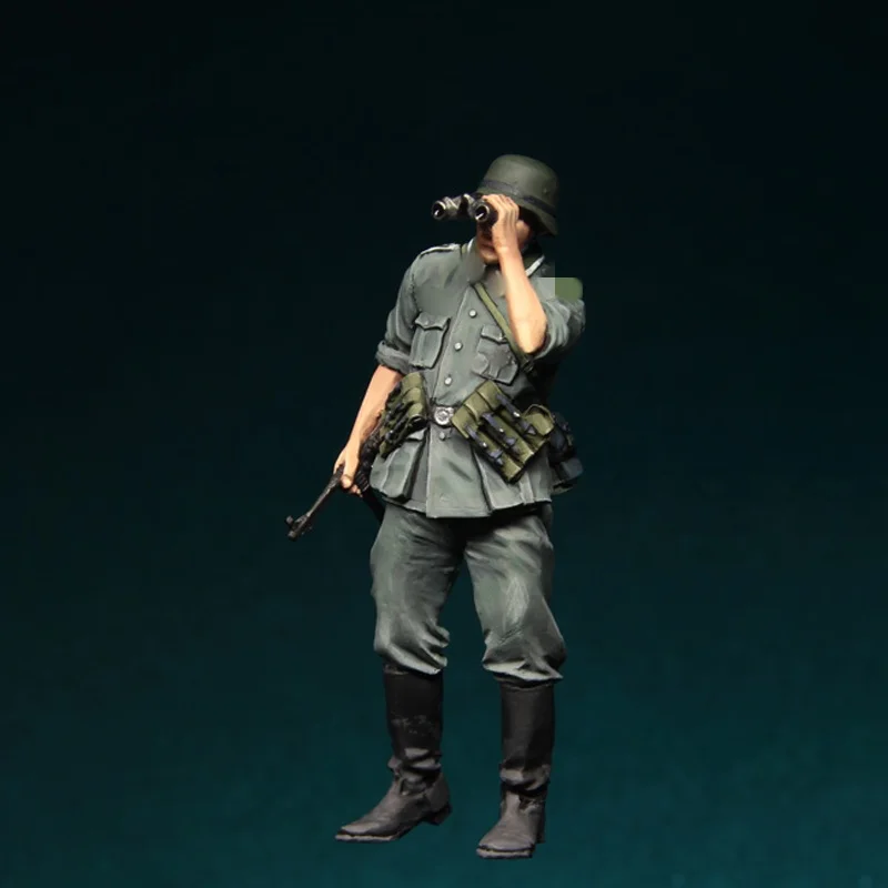 Puppenmodellbausatz im Maßstab 1:35 – Militärthema – Zwei Soldaten – unmontiert und unbemalt 410R