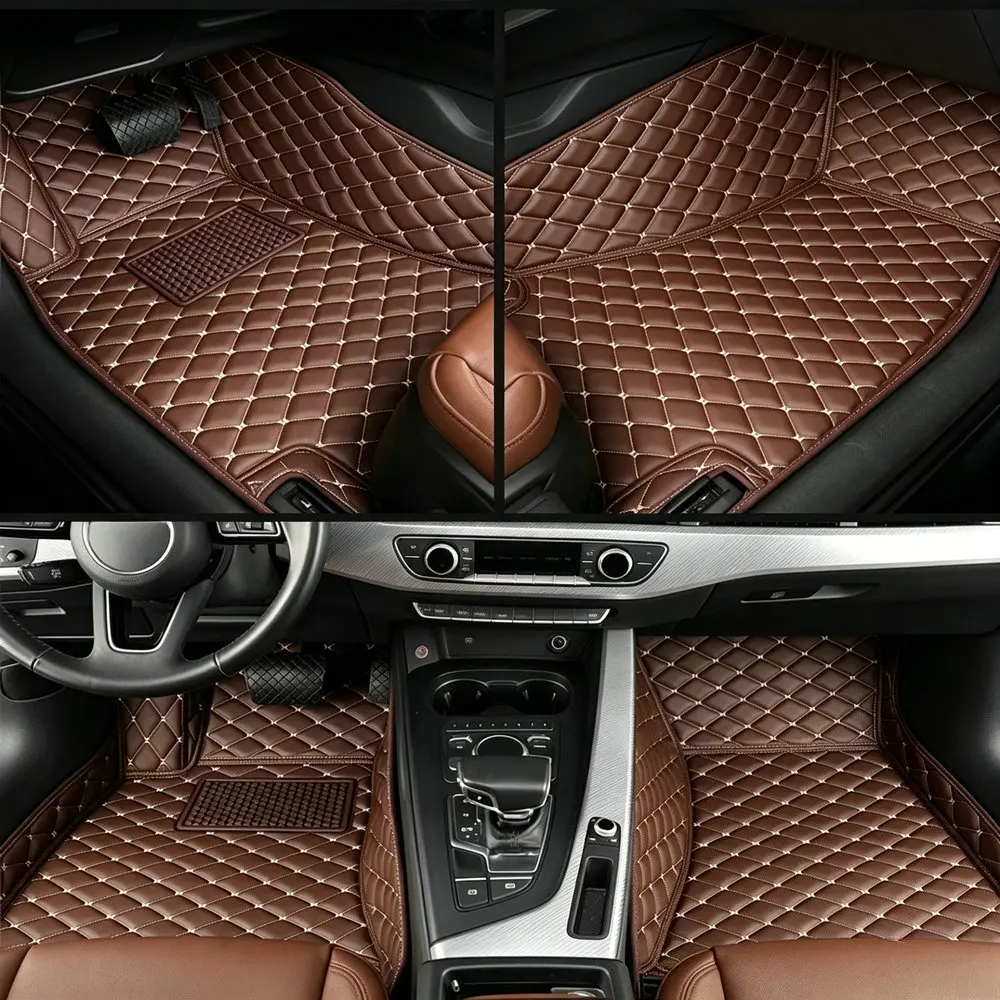 Tapis de sol de voiture personnalisés en TPE sans odeur pour Range Rover Autobiography L405 Dynamic Pack 2015-2021 5.0L 5 places, toutes saisons, imperméables, antidérapants, doublures de pieds pour supercar, protection intérieure automobile