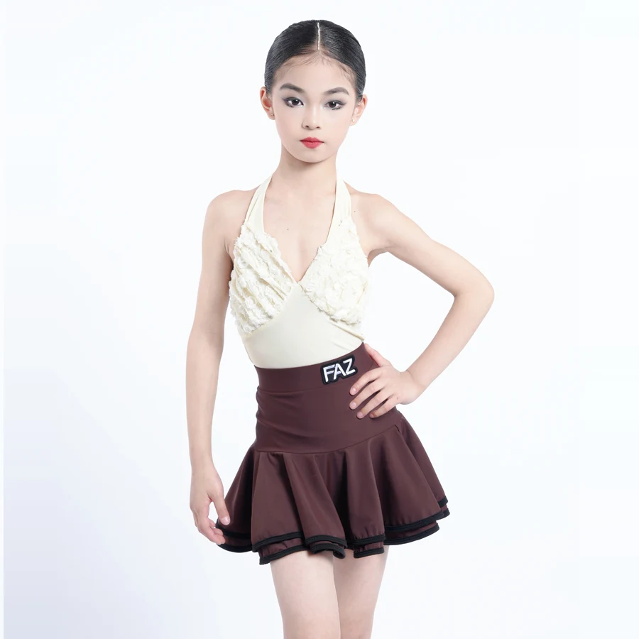Summer popular Latin danceperformancedress for childrenand girls advanced dance practice performance training clothing for girls