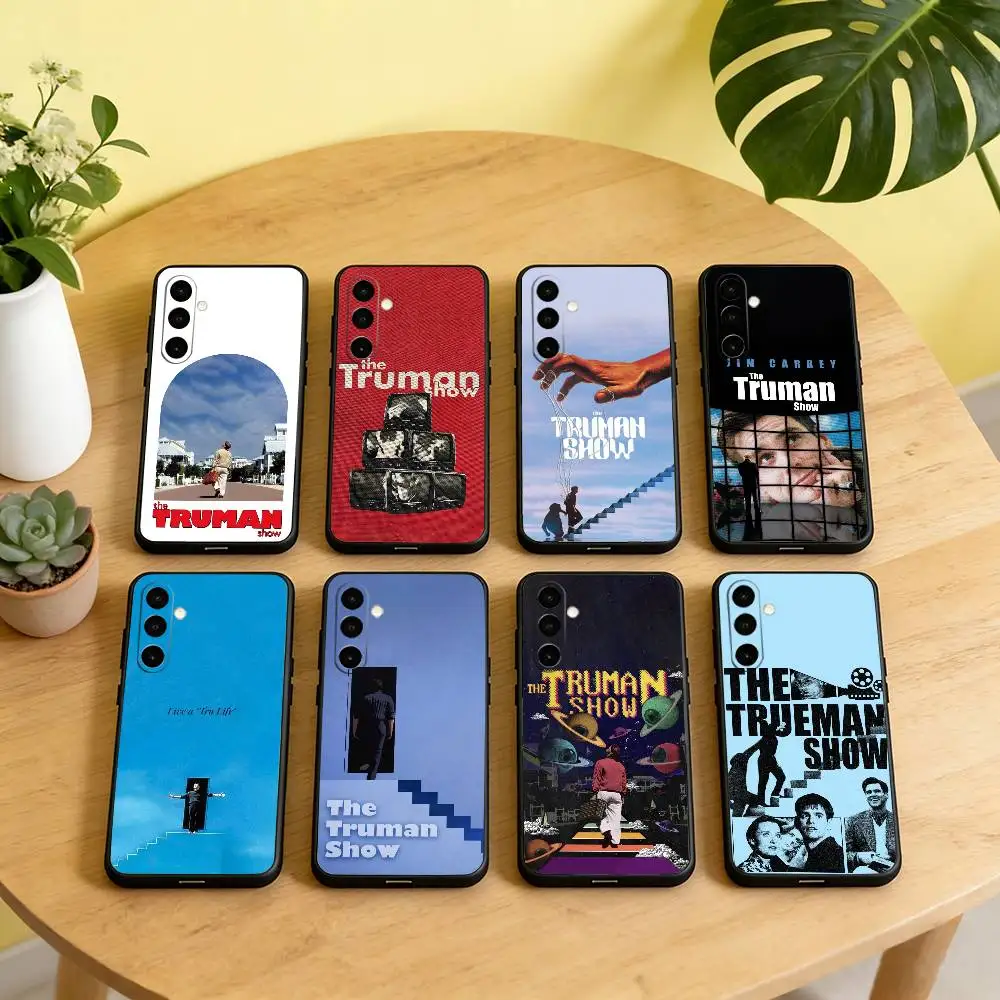 The T-Truman Show Movie Phone Case For Samsung Galaxy A73,A72,A71,A70,A53,A52,A51,Soft Silicone Black Cover