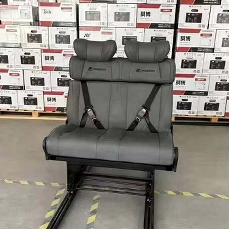 Three-way two-seat rolling wheelchair camper RV conversion kit