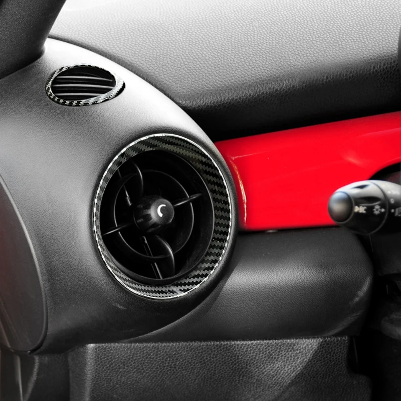 Car Decorative Cover Protective Shell Carbon Style Interior Modified ABS Sticker For BMW MINI Cooper R55 R56 R57 R58 R59 R60 R61