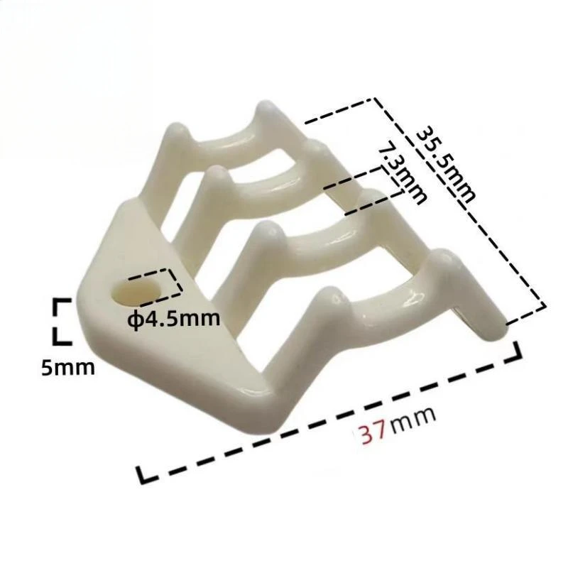 Alumina Ceramic Eyelets Textile Yarn Guide - Wear Resistant Thread Guides 30pcs