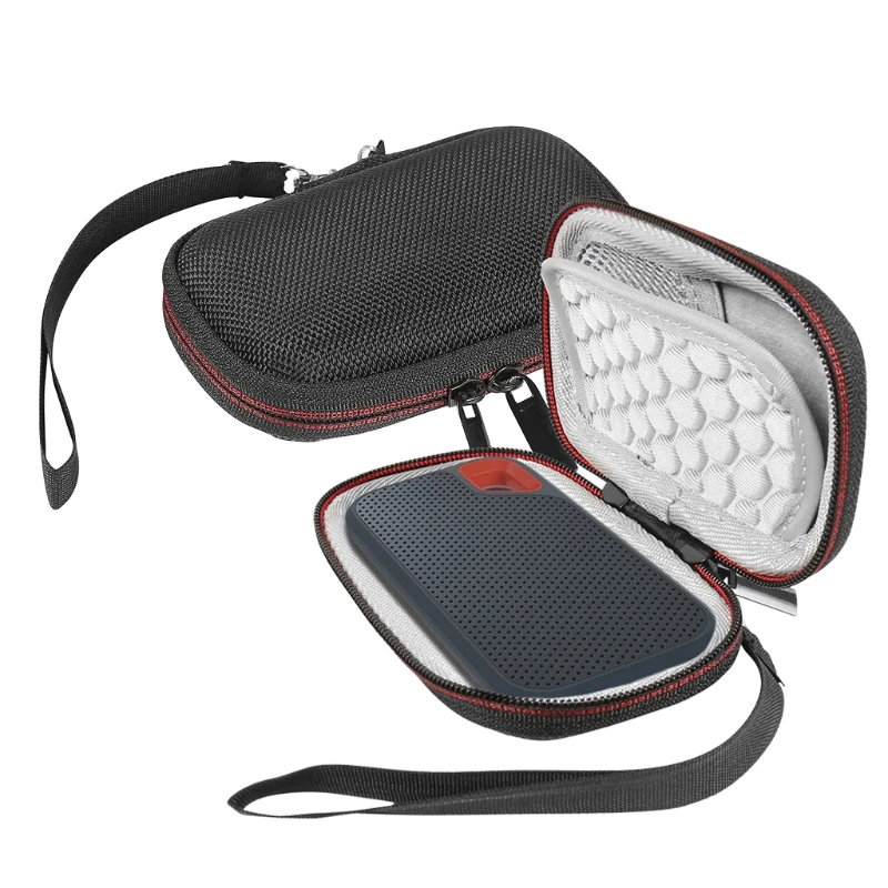 حقيبة تخزين صلبة لجهاز San Disk SanDisk E61 SSD باللون الأسود