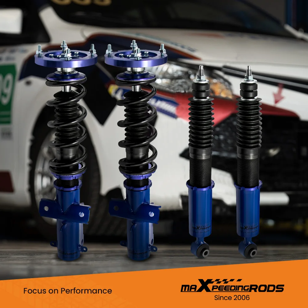 

Adjustable Coilovers Suspension Shock+Springs Kit For Ford Mustang 2005-2014