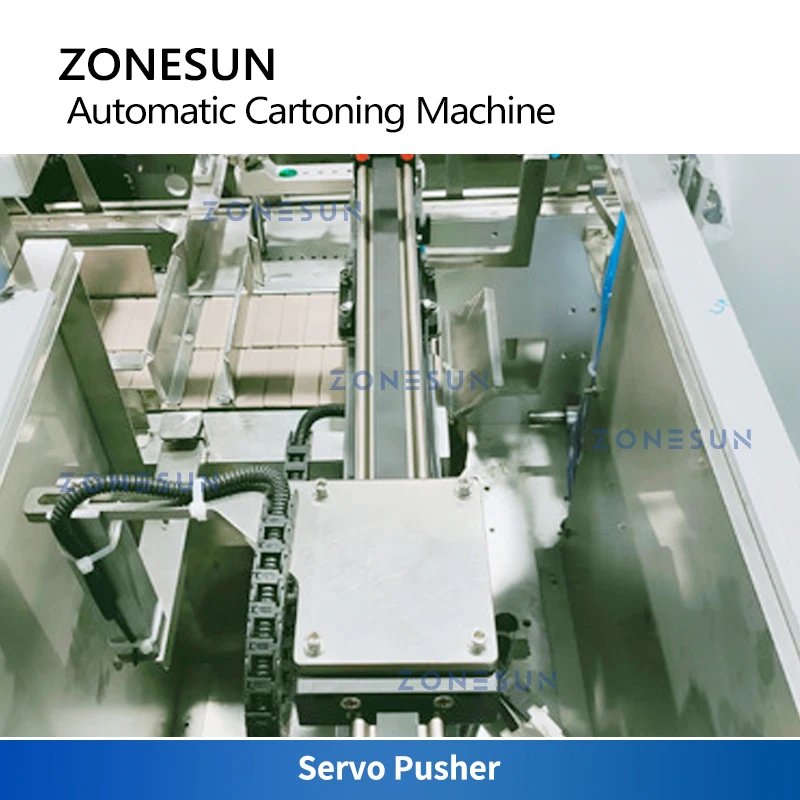 ZONESUN Automatic Carton Box Packaging Machine ZS-ZHJ301 Cosmetic Bottle Tube Jar Food Product Packaging Facial Mask Hand Cream