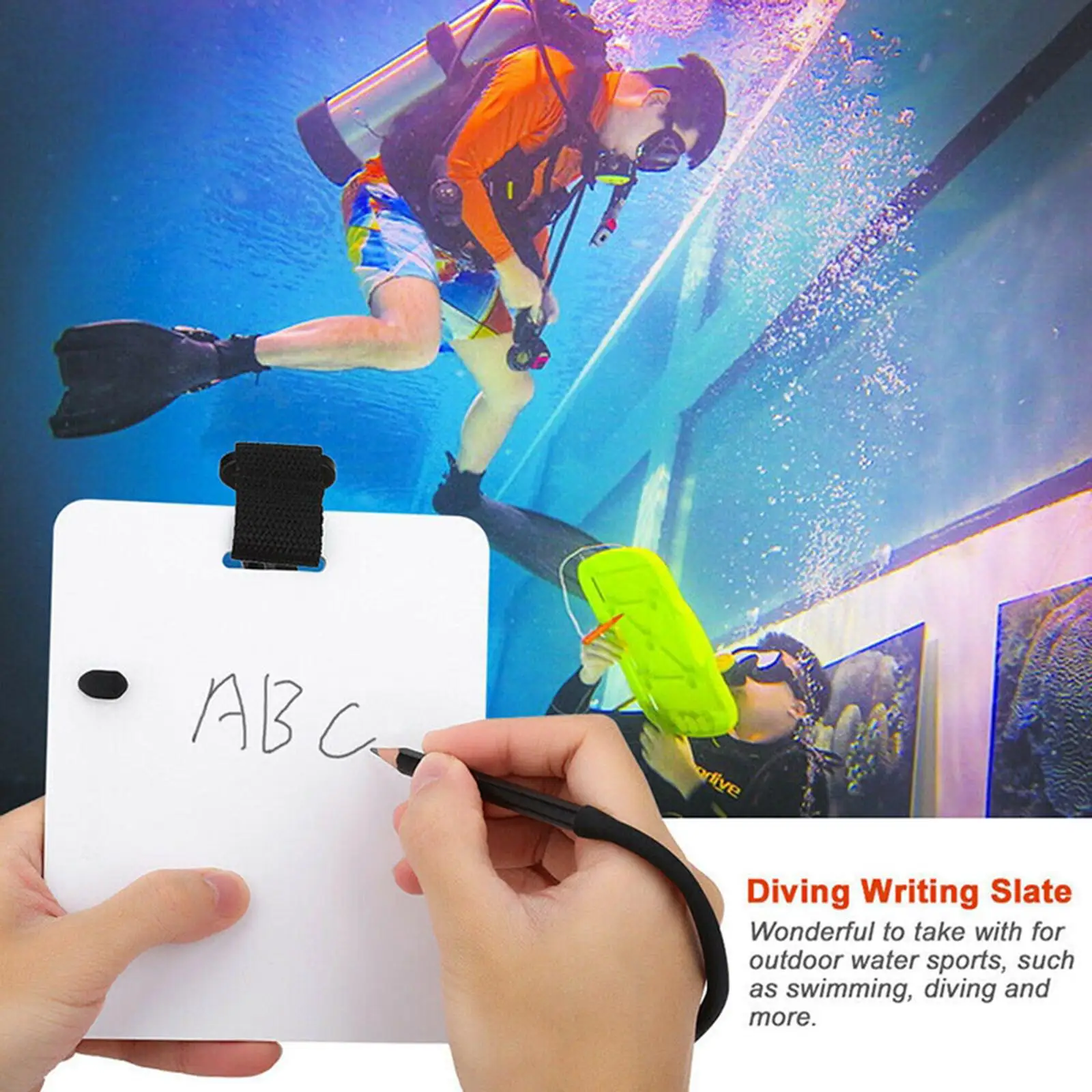 Underwater Dive Writing Slates Wordpad for Diving Swimming Accessories