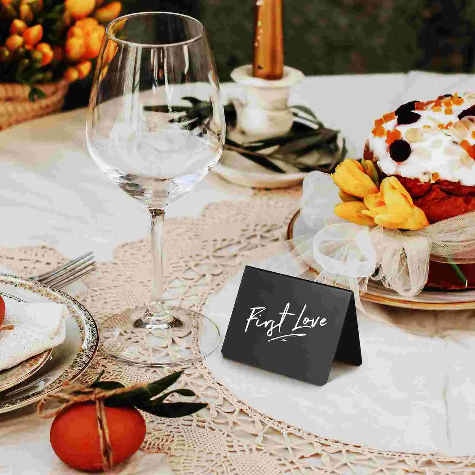 20 Pcs White Board Mini Chalkboards Sign Tabletop Memo Message Erasable Small Standing