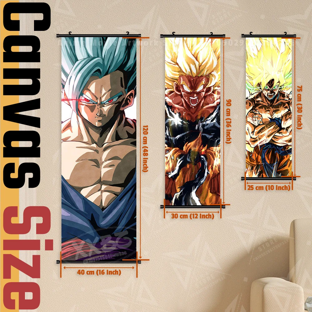 

Аниме-постеры Dragon Ball: Сон Гоку, декор для дома, печатные на холсте, настенные картины, HD-принты, свитки, изображения для гостиной