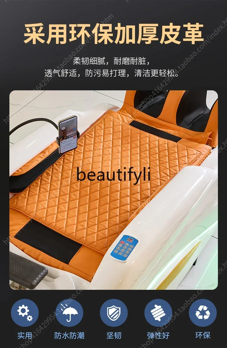 

SS Barber shop hair salon special with fumigation water circulation intelligent electric massage shampoo bed