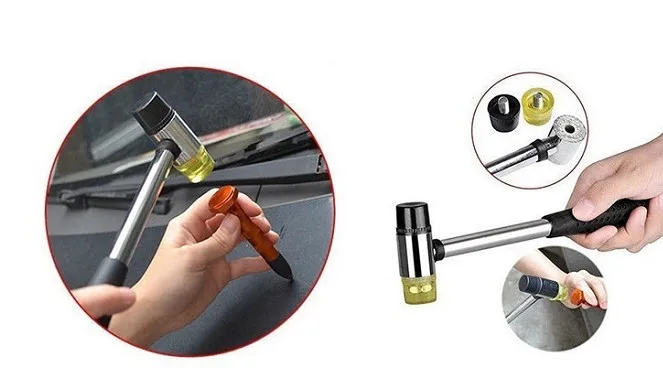 

Car Depression Repair Tool Dent Repair Device Rubber Hammer Hail Pit Free Sheet Metal Leveling Cartoon