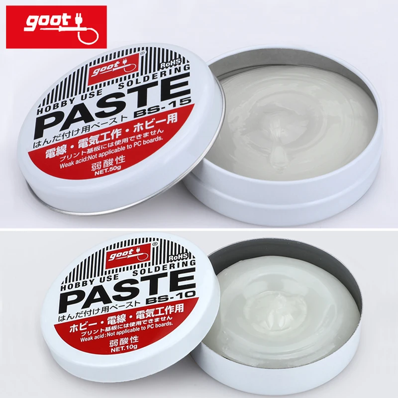 

Original Japan GOOT BS-15 Flux and Weak Acid Rosin NW.50g Solder Paste Weak Acid Welding Flux