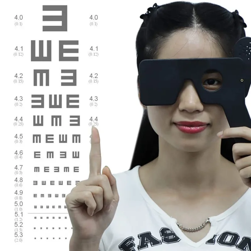 4 ชิ้น Ophthalmic Eye Occluder สําหรับจักษุแพทย์ศัลยแพทย์ศัลยกรรมกระดูก Optometrists Eye Exam เครื่องมือ (สีดํา)