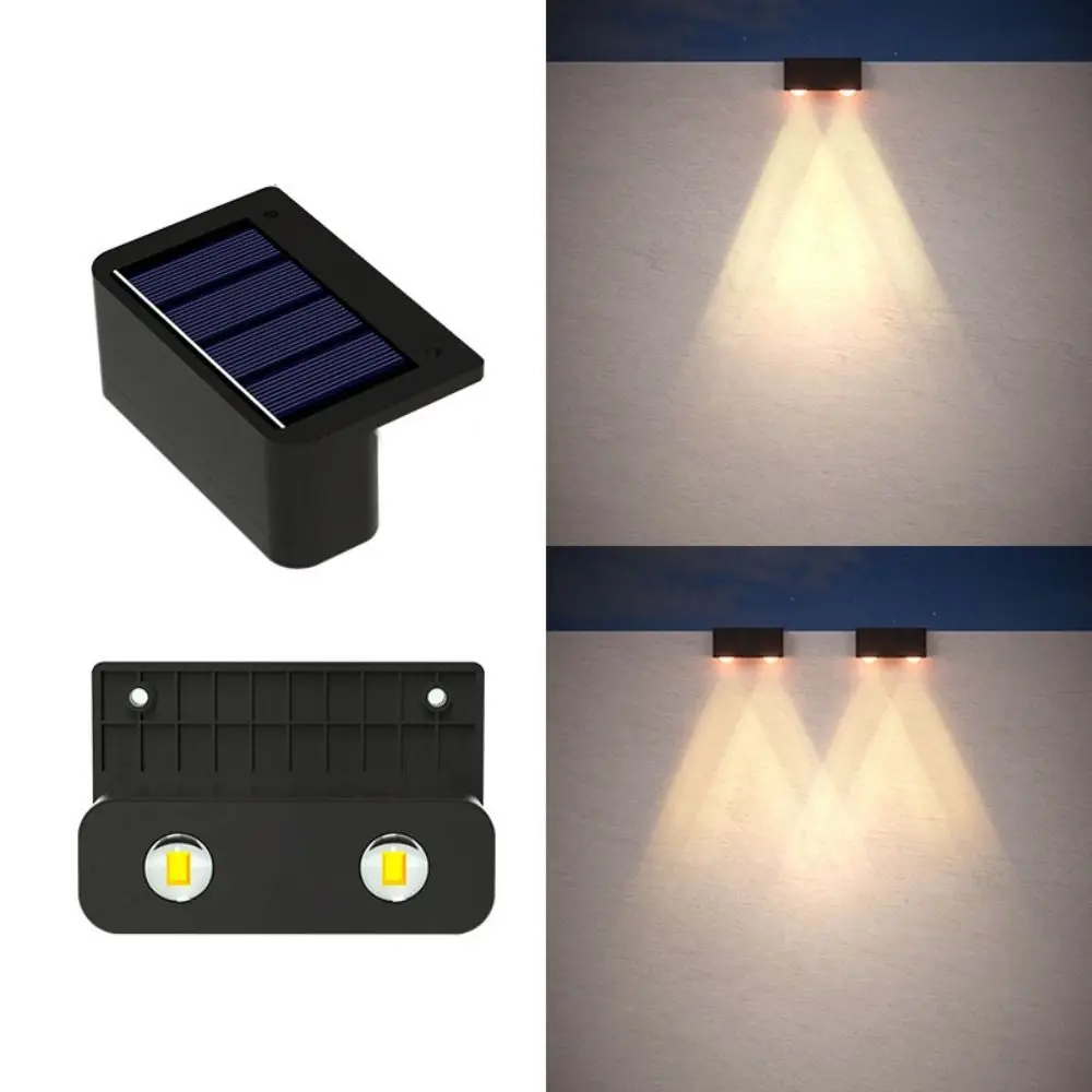 Waterproof Solar Garden Lights Easy Installation Energy Efficient Stairs Wall Lamp Decorative Automatic Operation