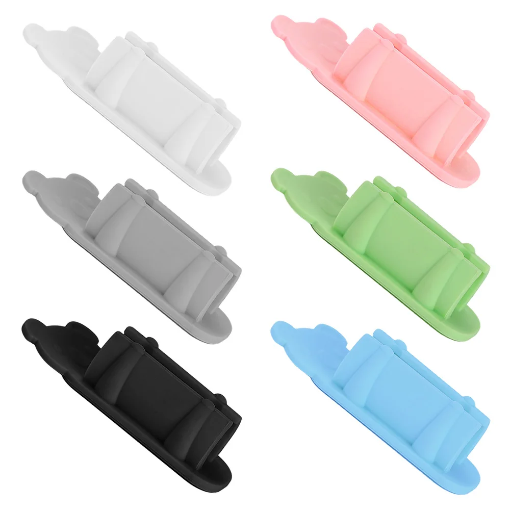 

6Pcs Pen Holder Clips Silicone Self-Adhesive Pencil Clip for Desk Portable Stationery Organizer Multipurpose Adhesive Pen Holder