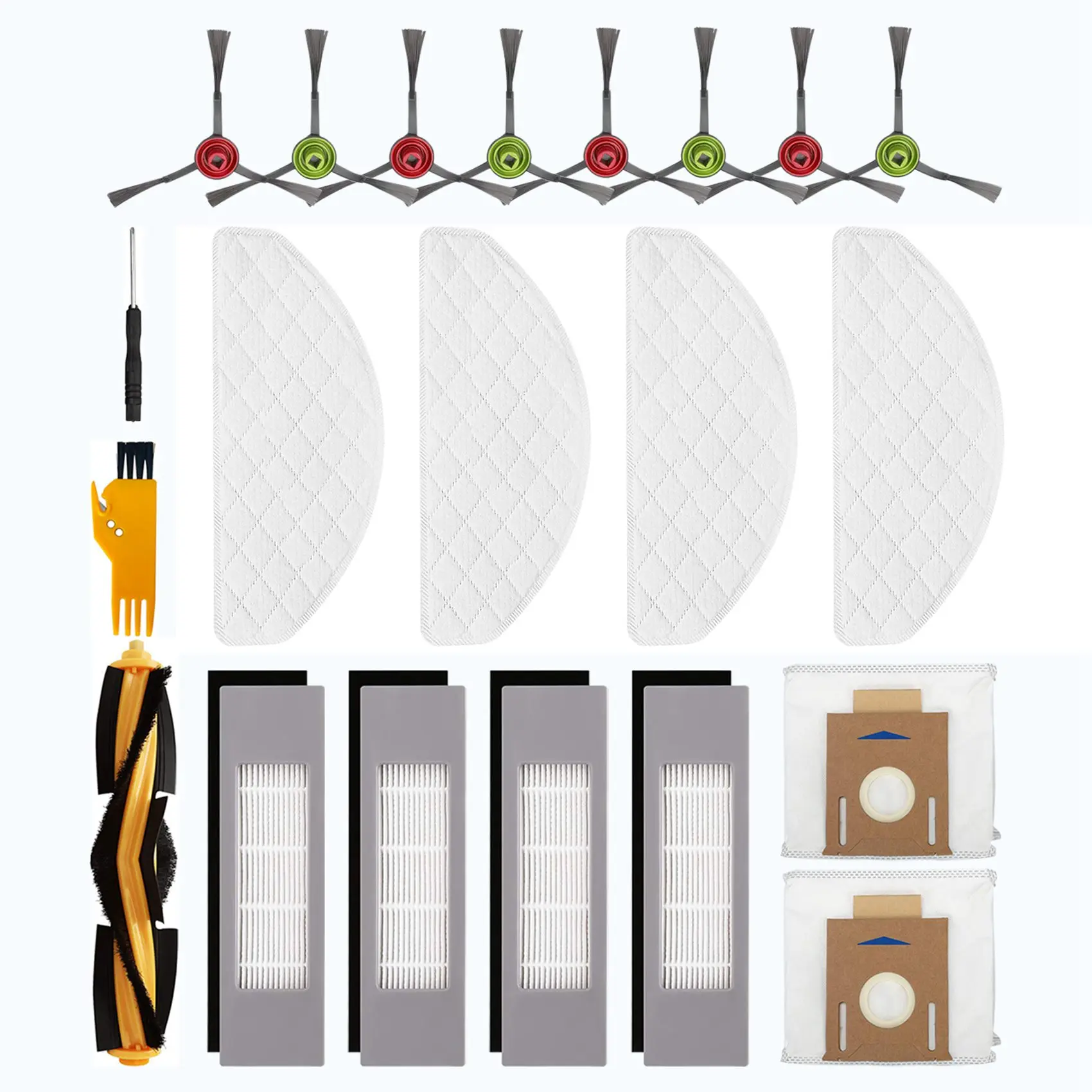 

Замена комплекта аксессуаров для робота-пылесоса Ecovacs DEEBOT OZMO T8 AIVI/T8 Max/N8 Pro/N8 Pro+