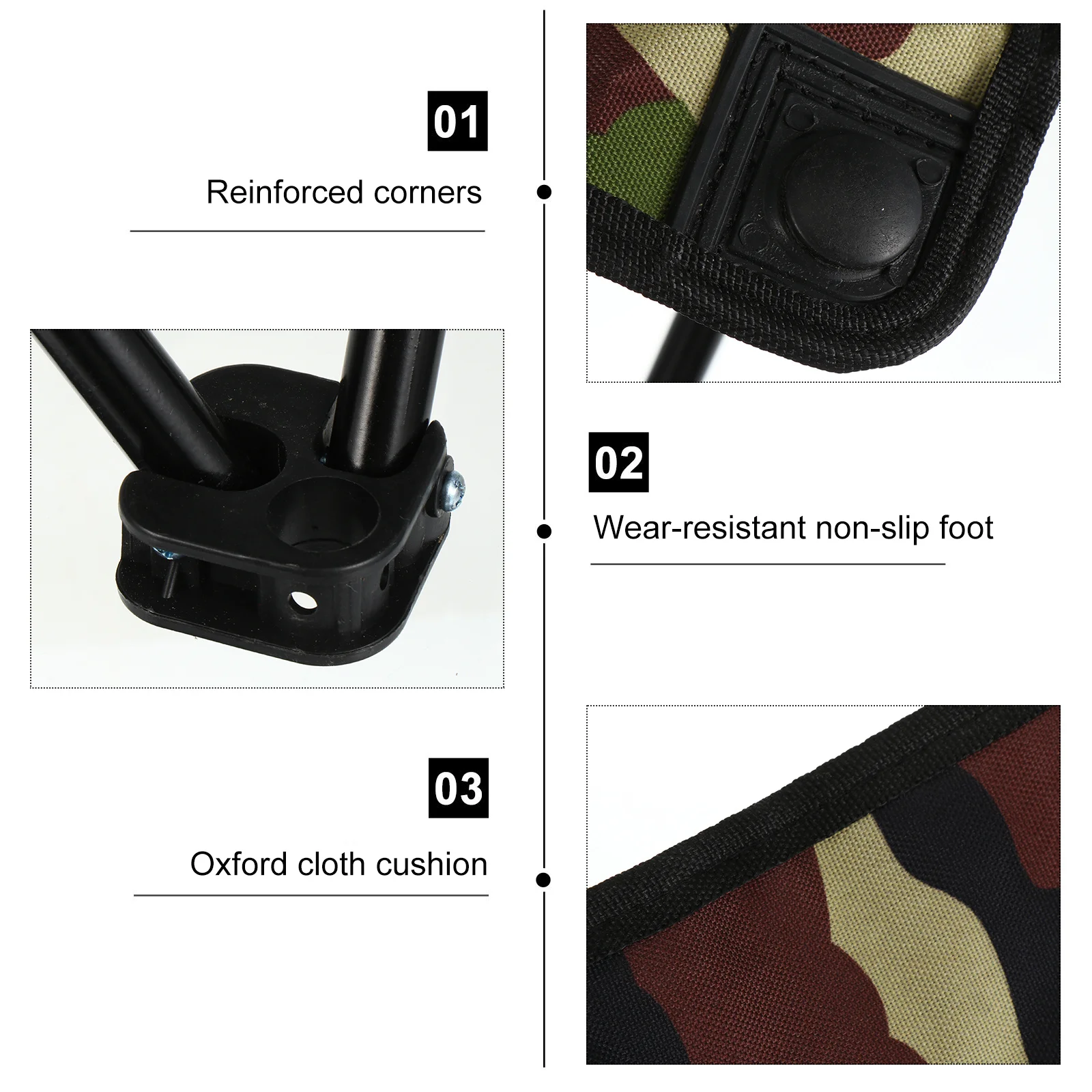 

1Pcs Camping Stool Folding Fishing Stool Compact Lightweight Breathable Comfortable Stable Structure Ideal for Outdoor