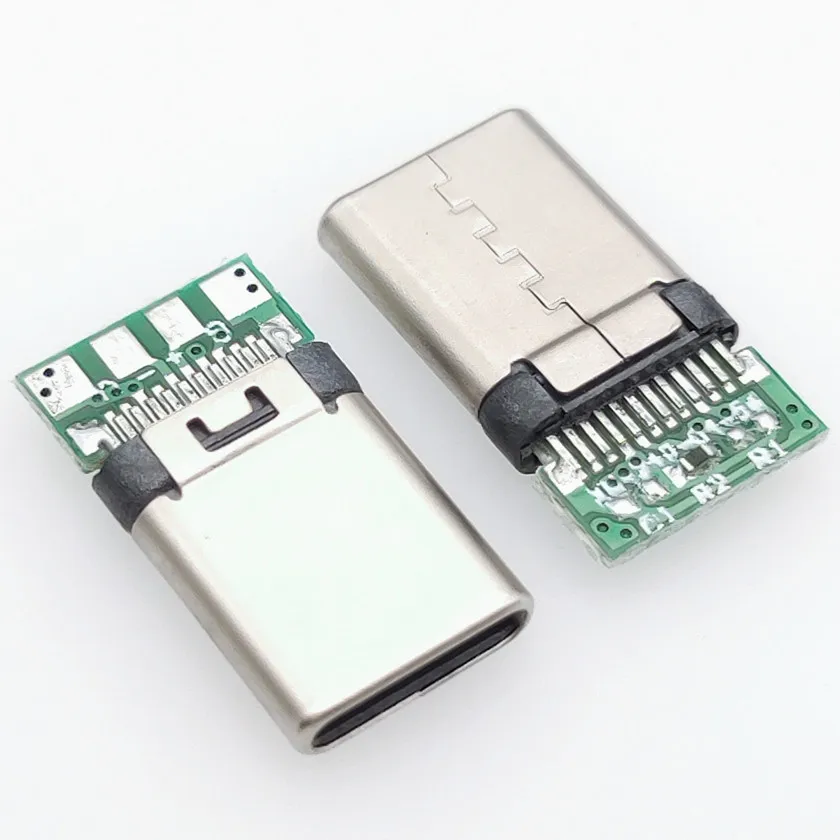 10Pcs/Lot Micro Usb Type-C 12Pin Fast Charging Male Connector For Mobile Phone Micro Usb Connector Charging Socket