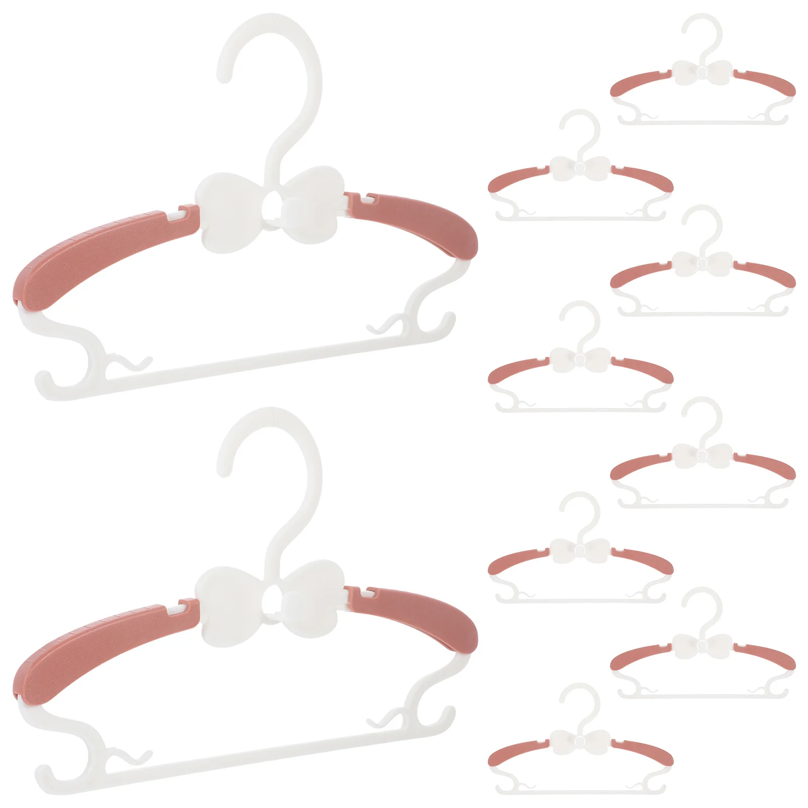 10 قطعة شماعات بلاستيكية للملابس شماعات صغيرة خزانة تنظيم ملابس الملابس