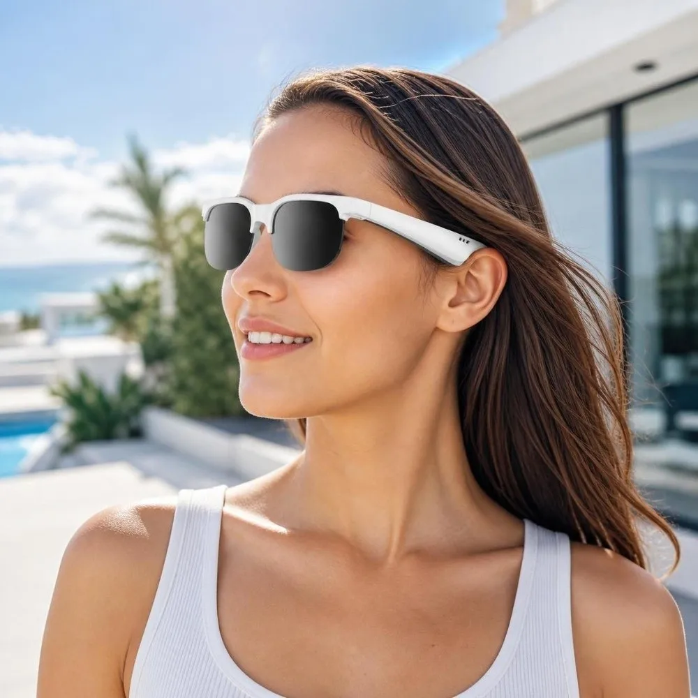 Wireless Earbuds Smart Glasses Open Ear Design Anti-touch Technology Smart Audio Glasses Rechargeable Touch Control